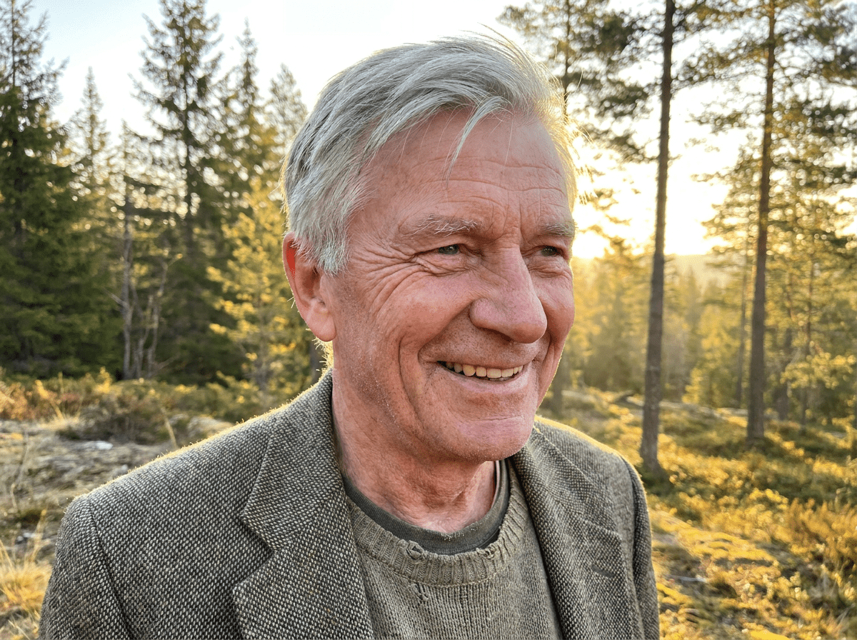 Vital energetic older man aging well with TCM nutrition